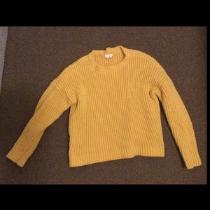 Yellow sweater